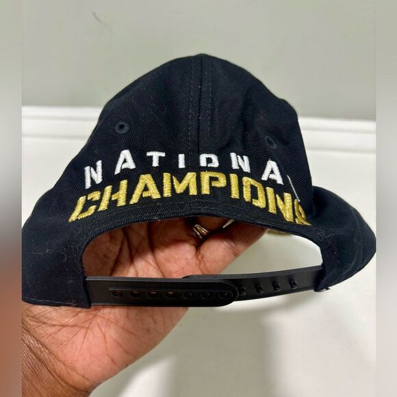 Nike UGA National 2022 Championship Ball Cap Gold/Black Snap Closure-OS - Picture 4 of 6